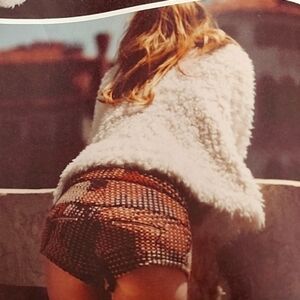 FREE PEOPLE NANUSHKA boucle short VINTAGE RARE 2011 Delicately Lined New Mint